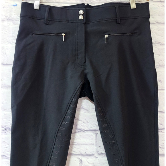 Women's Black Performance Riding Breeches NWT - Picture 2 of 11